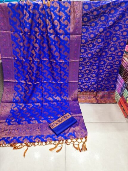 ইন্ডিয়ান বেনারসী কাতান থ্রিপিস