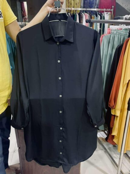 Premium Quality Stitched Ladies Dubai Cherry Long Shirt One Piece