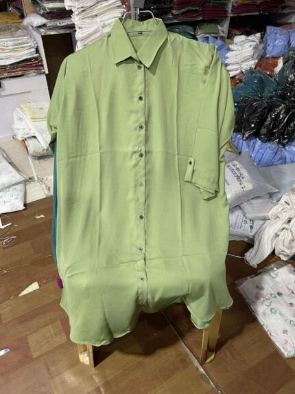 Premium Quality Stitched Ladies Dubai Cherry Long Shirt One Piece